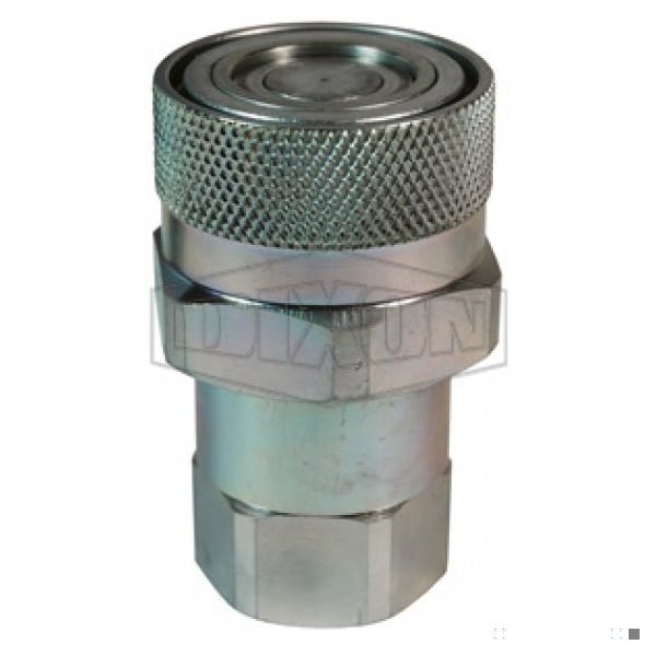 DQC VEP Female Coupler, 3/4-16 Nominal, Female O-Ring Boss End Style, Steel, Domestic